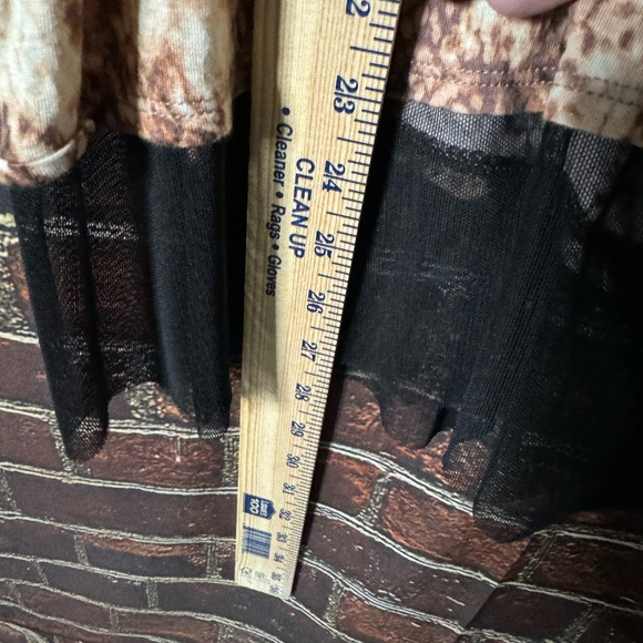 Jennifer Lopez Sheer Bottom/ Back Tank Sz S - Picture 7 of 7